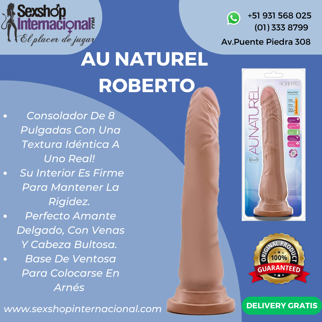 CONSOLADOR AU NATUREL ROBERTO DELGADO VENAS Y VENTOSA SEXSHOP